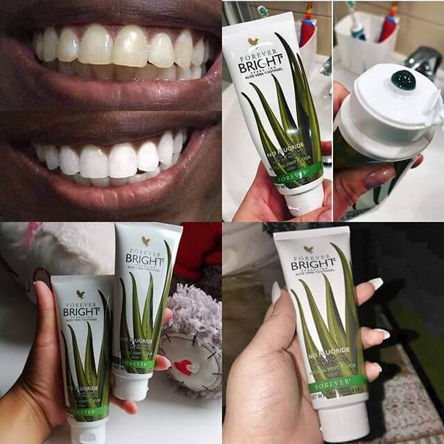 خمیردندان فوراور + آلوئه ورا، عسل و بدون فلوراید | Forever Bright Toothgel