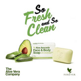 صابون صورت و بدن آووکادو فوراورپوست چرب جوش دار | Aloe Avocado Face & Body Soap