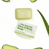 صابون صورت و بدن آووکادو فوراورپوست چرب جوش دار | Aloe Avocado Face & Body Soap