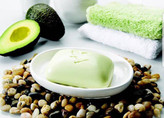 صابون صورت و بدن آووکادو فوراورپوست چرب جوش دار | Aloe Avocado Face & Body Soap